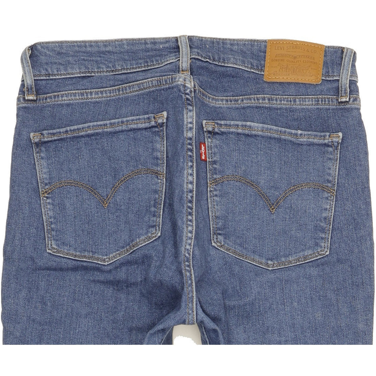 Levi's 721 Blue Skinny Slim Stretch Jeans High Waisted W30 L28