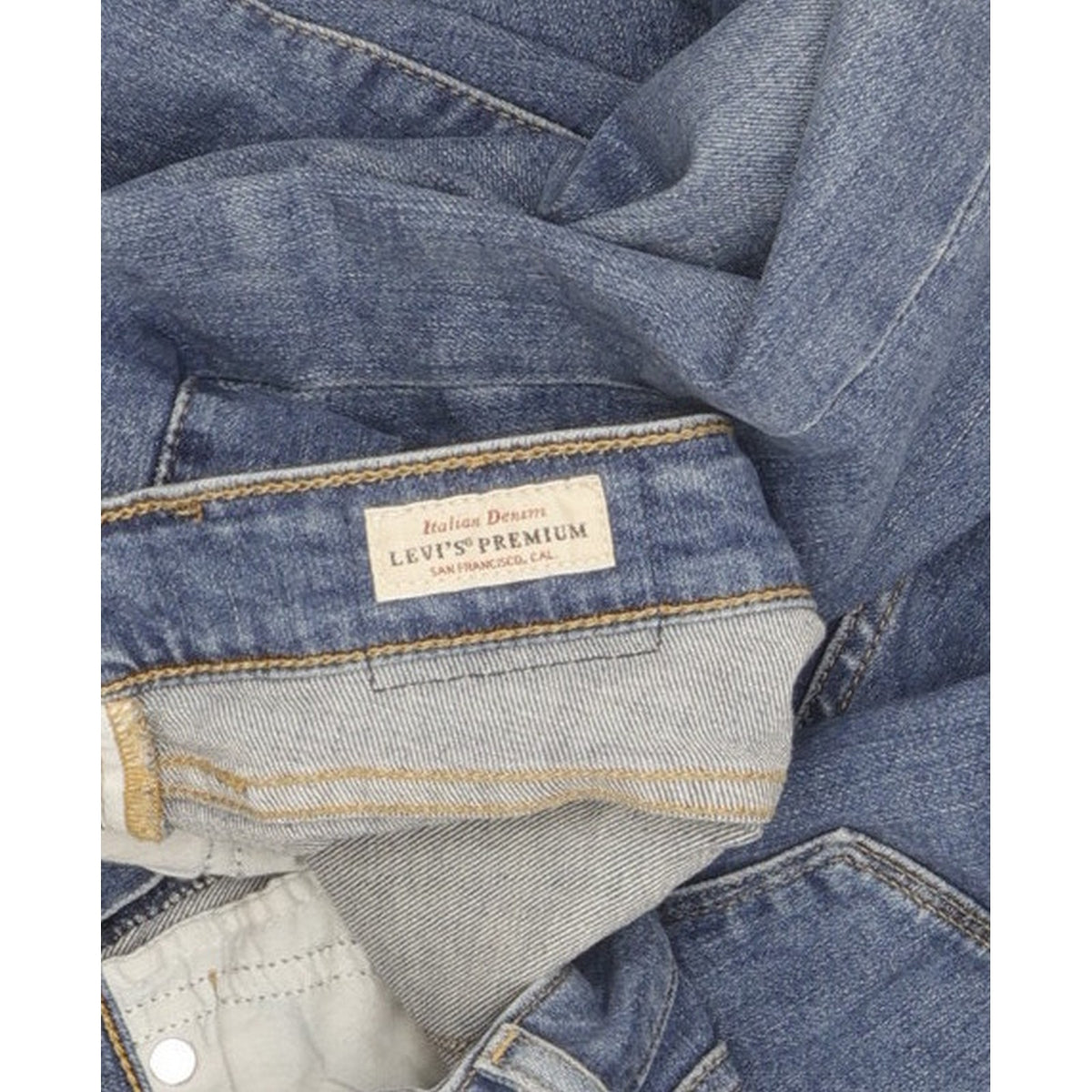 Levi's 721 Blue Skinny Slim Stretch Jeans High Waisted W30 L28