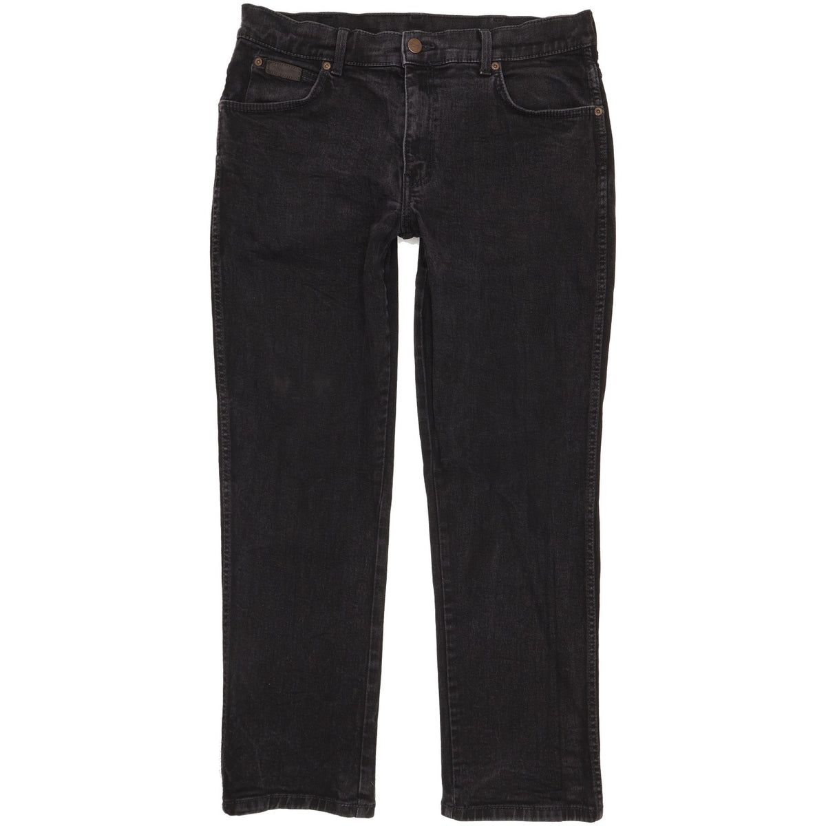 Wrangler Men Black Straight Regular Jeans W34 L29