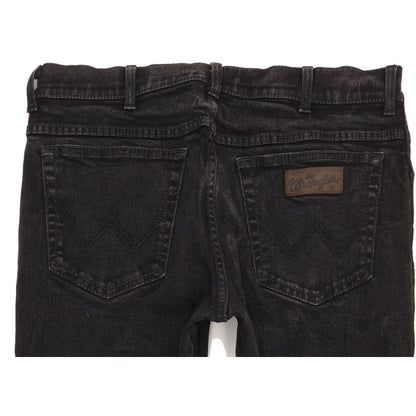 Wrangler Men Black Straight Regular Jeans W34 L29