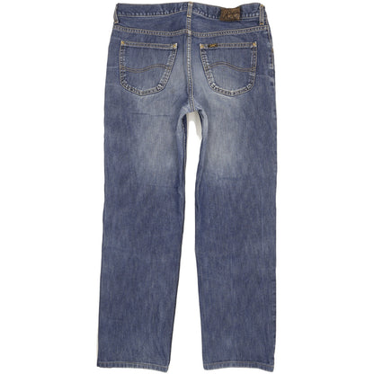 Lee Brooklyn Men Blue Straight Regular Jeans W36 L31