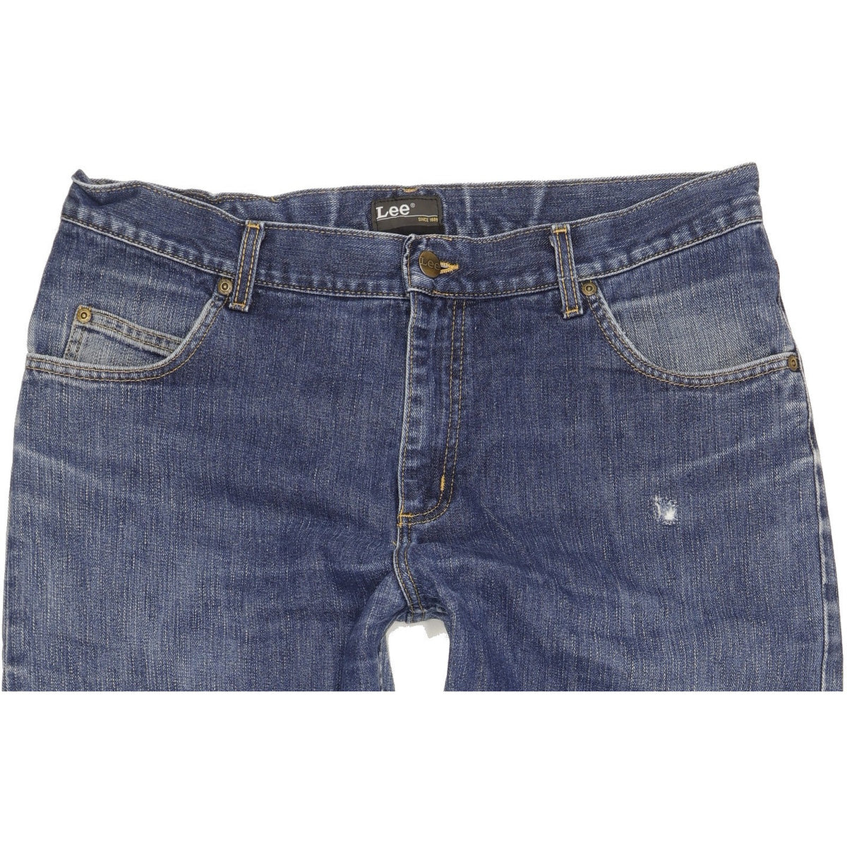 Lee Brooklyn Men Blue Straight Regular Jeans W36 L31