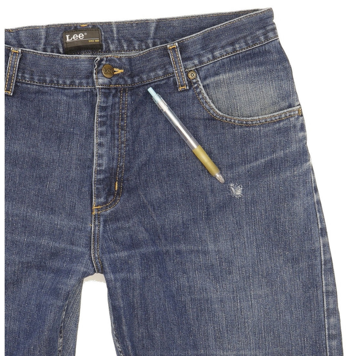 Lee Brooklyn Men Blue Straight Regular Jeans W36 L31