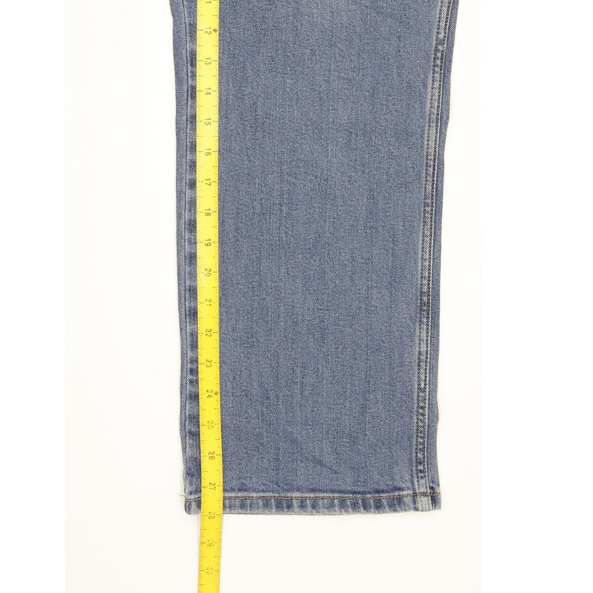 Wrangler Durable Quality Men Blue Straight Regular Stretch Jeans W38 L28