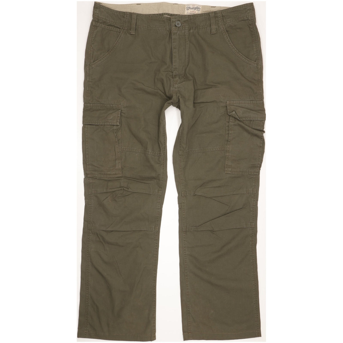 Wrangler Cargo Men Green Straight Regular Jeans W36 L30