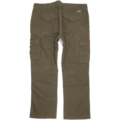 Wrangler Cargo Men Green Straight Regular Jeans W36 L30