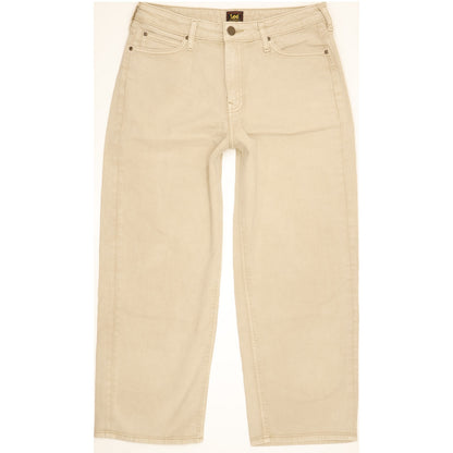 Lee Beige Straight Regular Jeans High Waisted W30 L26