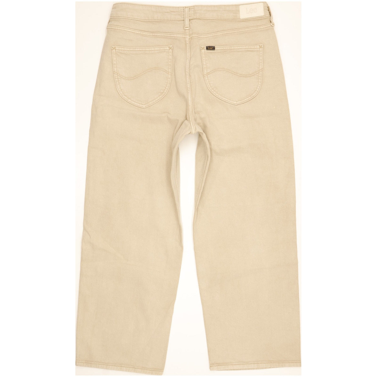 Lee Beige Straight Regular Jeans High Waisted W30 L26