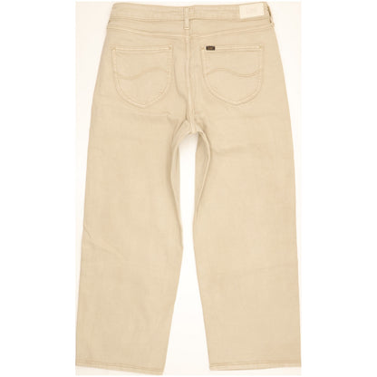 Lee Beige Straight Regular Jeans High Waisted W30 L26