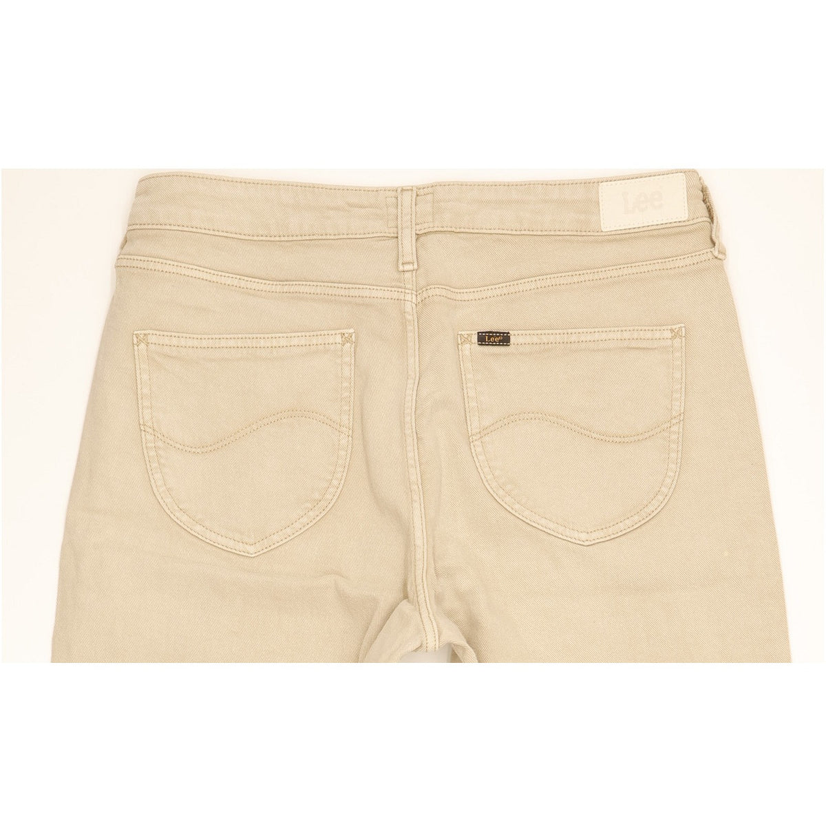 Lee Beige Straight Regular Jeans High Waisted W30 L26