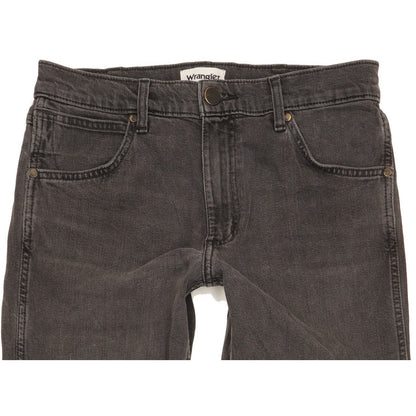 Wrangler Greensboro Men Grey Straight Regular Stretch Jeans W30 L34
