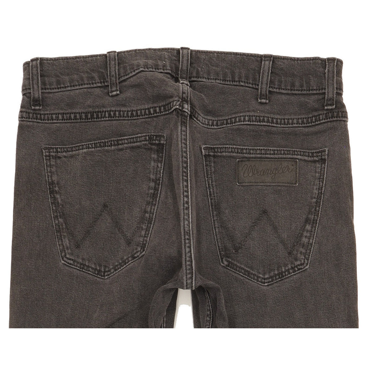 Wrangler Greensboro Men Grey Straight Regular Stretch Jeans W30 L34