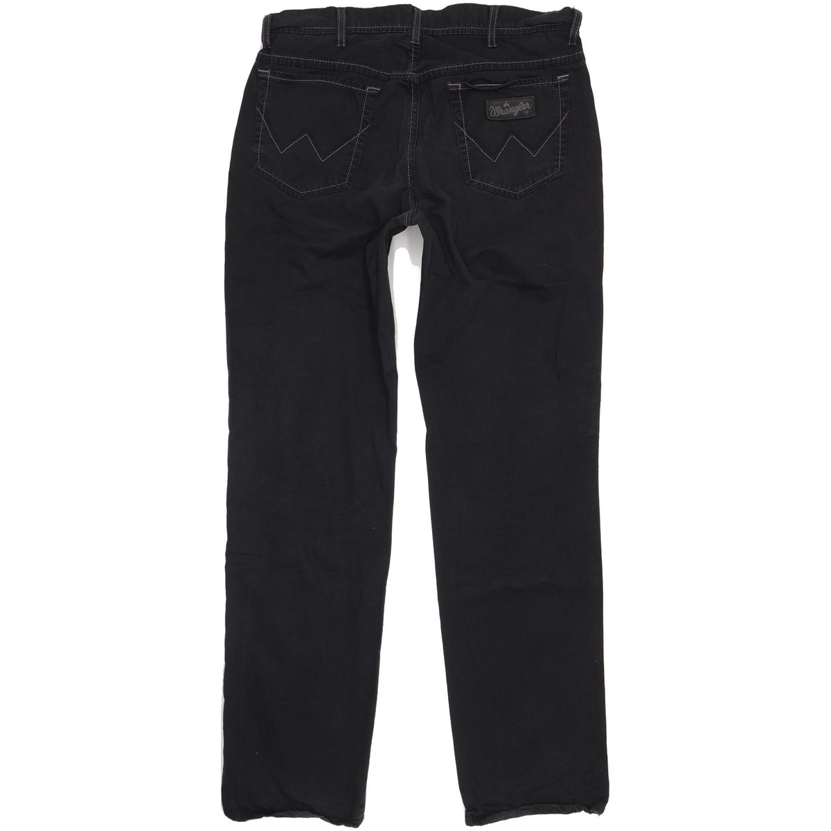 Wrangler Texas Men Black Straight Regular Stretch Jeans W36 L34