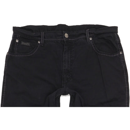 Wrangler Texas Men Black Straight Regular Stretch Jeans W36 L34