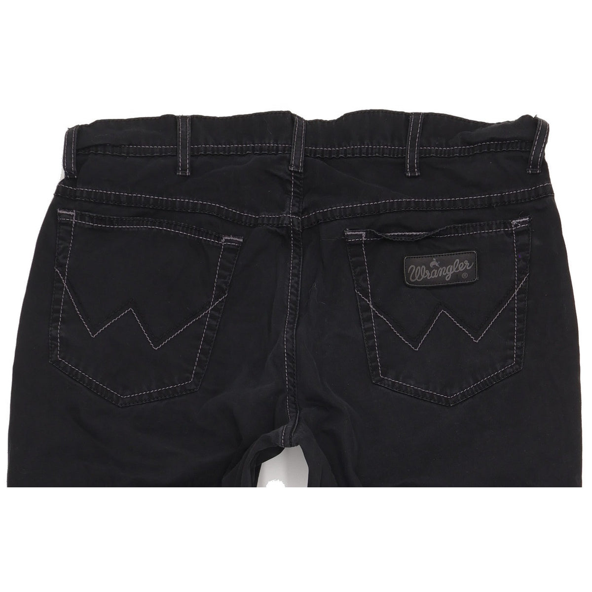 Wrangler Texas Men Black Straight Regular Stretch Jeans W36 L34