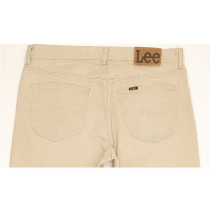 Lee Brooklyn Men Beige Straight Regular Jeans W34 L36