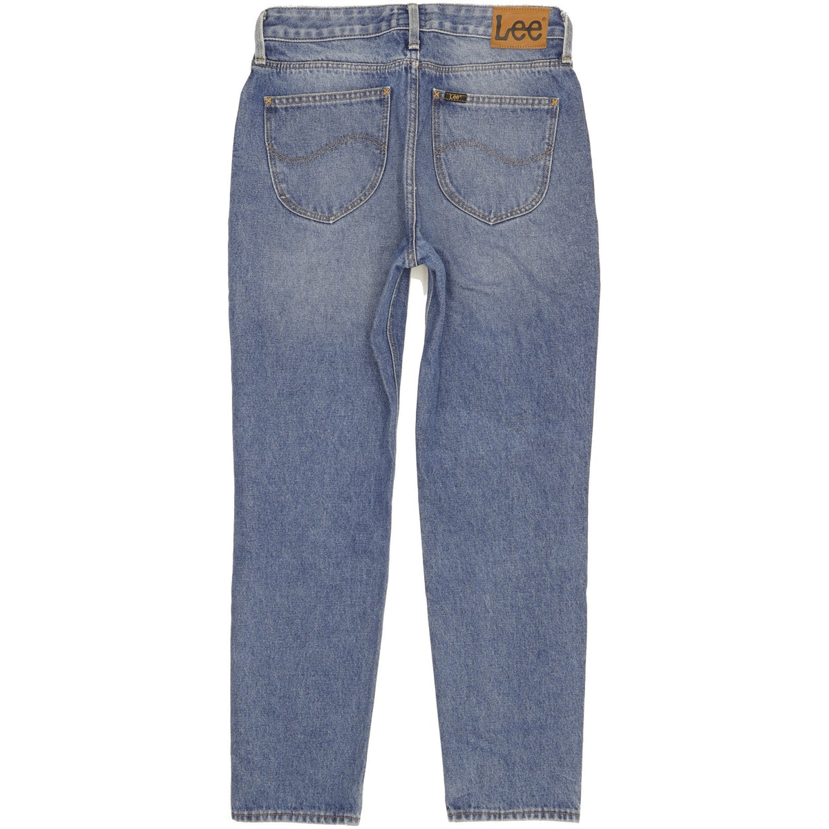Lee Blue Tapered Relaxed Mom Jeans High Waisted W30 L29