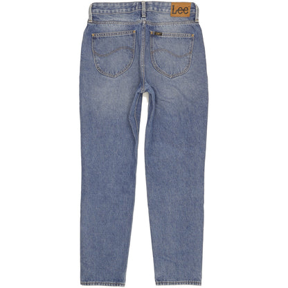 Lee Blue Tapered Relaxed Mom Jeans High Waisted W30 L29