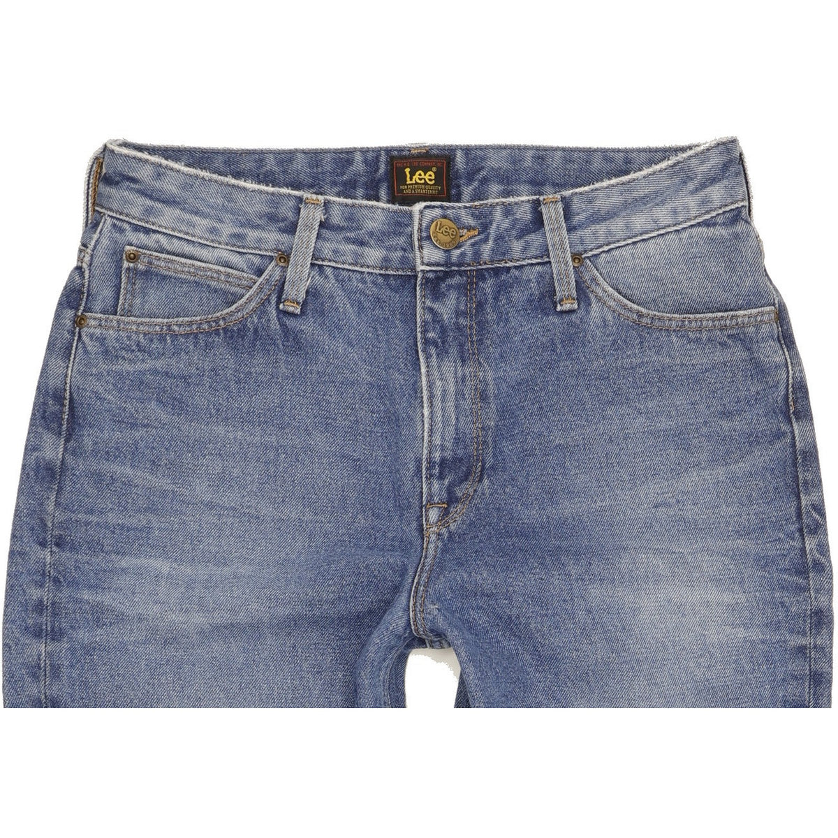 Lee Blue Tapered Relaxed Mom Jeans High Waisted W30 L29