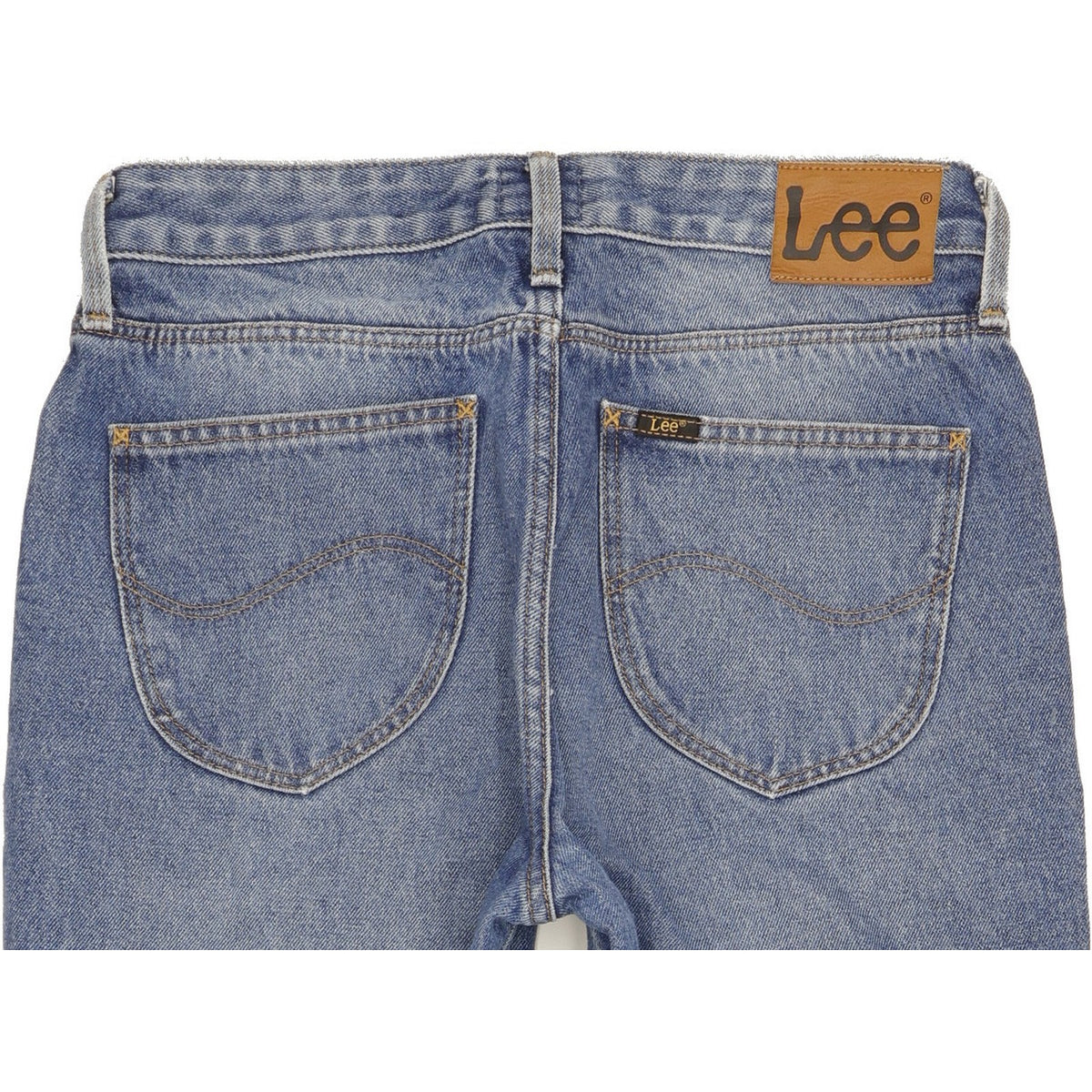 Lee Blue Tapered Relaxed Mom Jeans High Waisted W30 L29