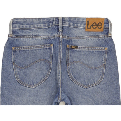 Lee Blue Tapered Relaxed Mom Jeans High Waisted W30 L29