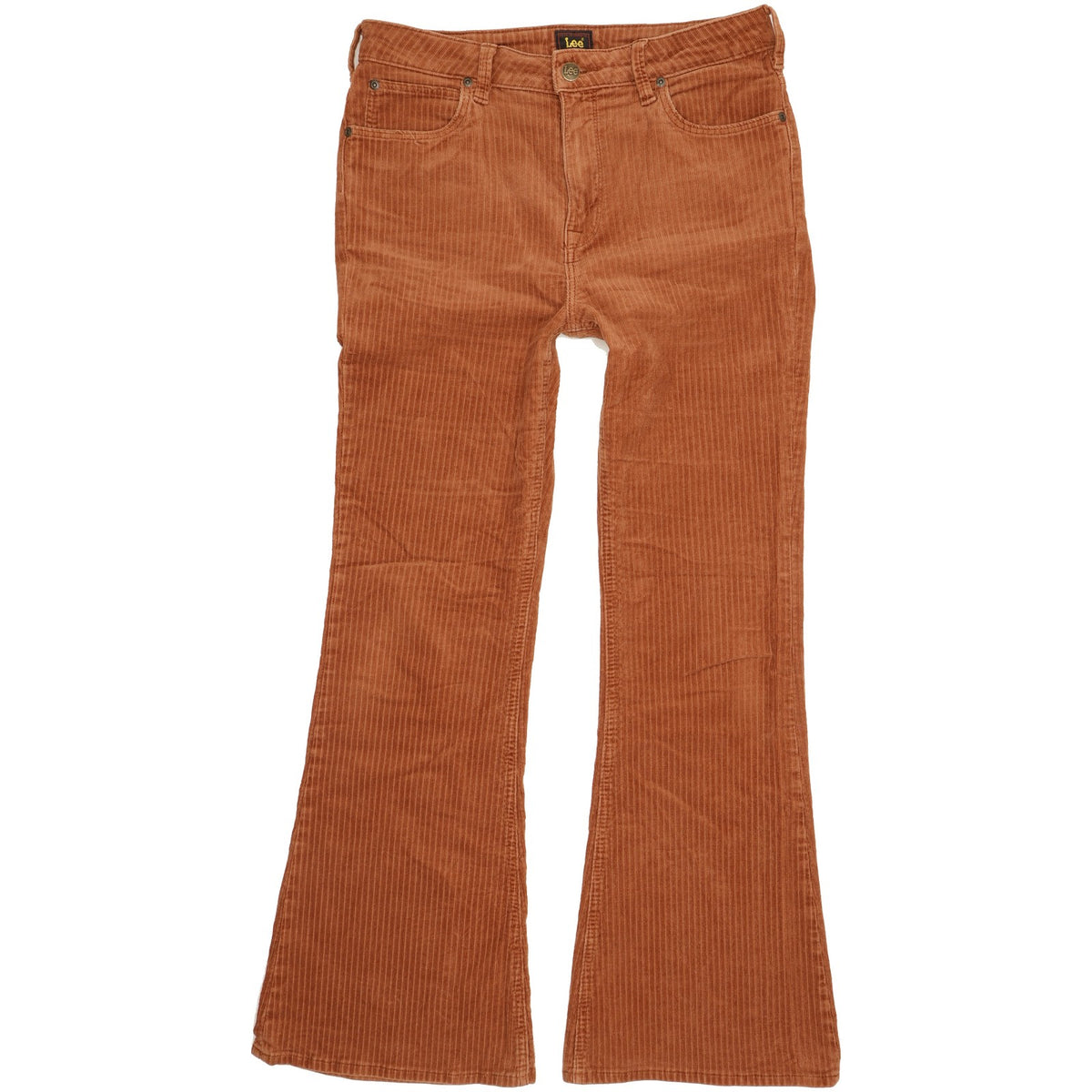 Lee Breese Brown Bootcut Regular Stretch Trousers High Waisted W30 L31