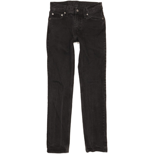 Levi's 511 Men Black Straight Slim Stretch Jeans W30 L30