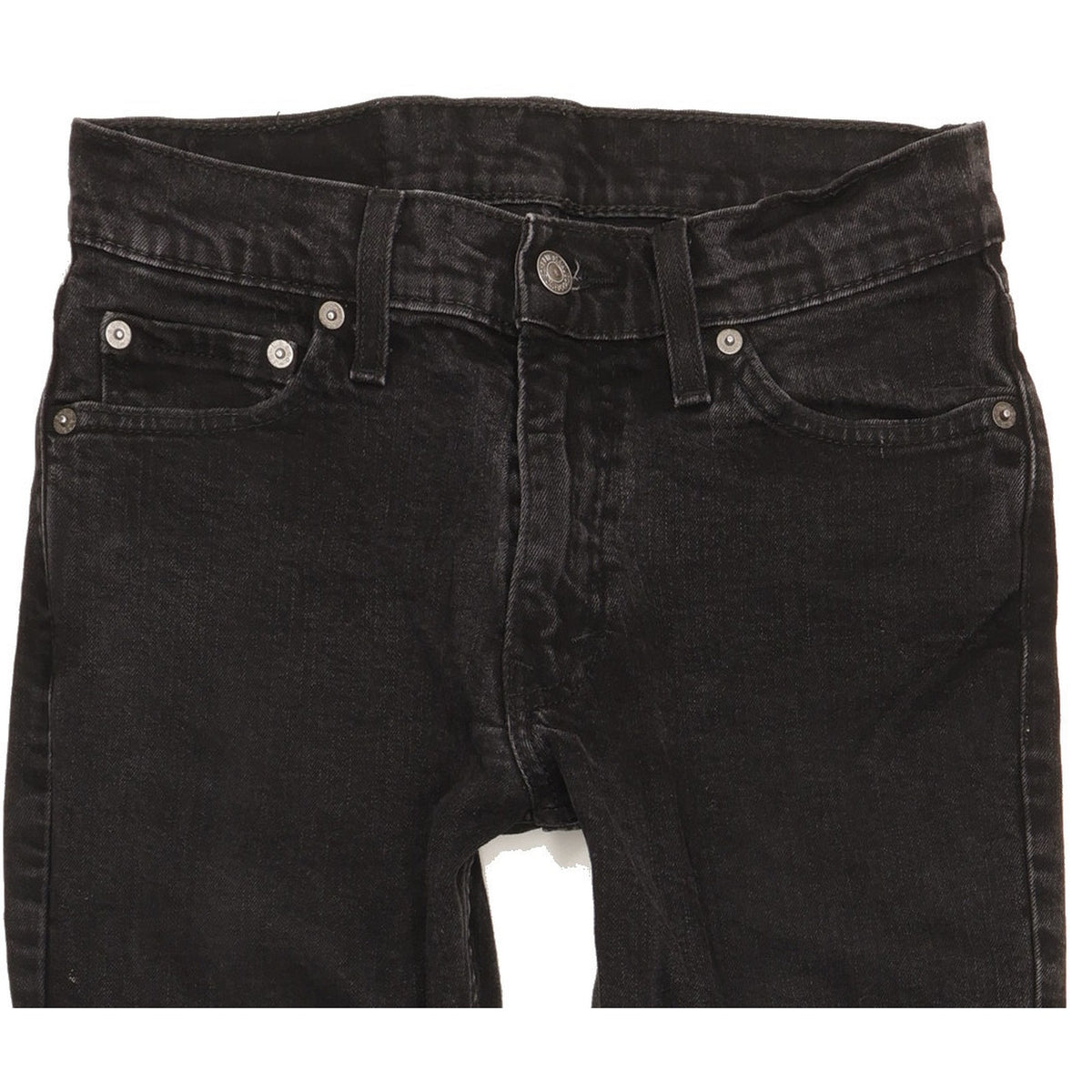 Levi's 511 Men Black Straight Slim Stretch Jeans W30 L30