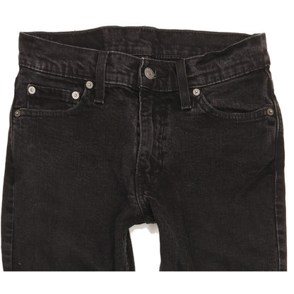 Levi's 511 Men Black Straight Slim Stretch Jeans W30 L30