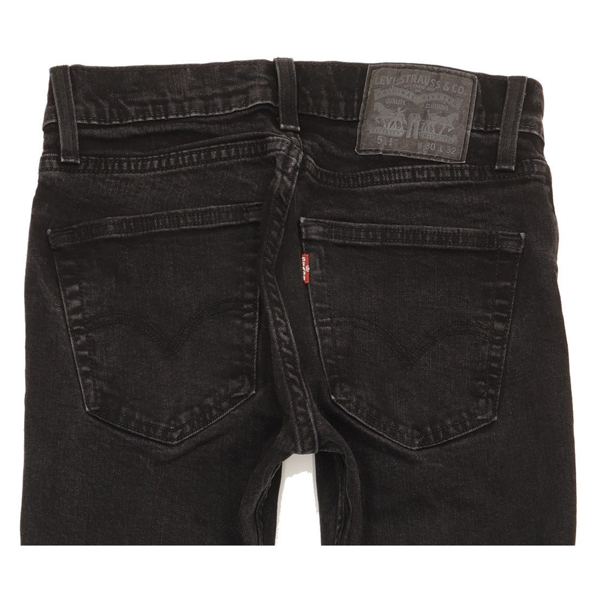 Levi's 511 Men Black Straight Slim Stretch Jeans W30 L30