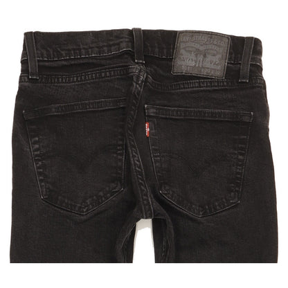 Levi's 511 Men Black Straight Slim Stretch Jeans W30 L30