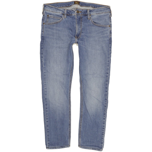 Lee Luke Men Blue Skinny Slim Stretch Jeans W33 L27