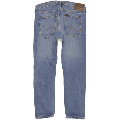 Lee Luke Men Blue Skinny Slim Stretch Jeans W33 L27