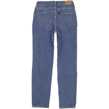 Lee Marion Women Blue Straight Slim Stretch Jeans W28 L30
