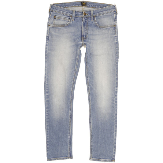Lee Luke Men Blue Skinny Slim Stretch Jeans W30 L29