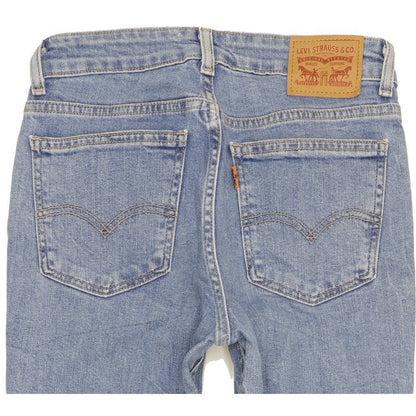 Levi's 721 Vintage Women Blue Skinny Slim Stretch Jeans W26 L32