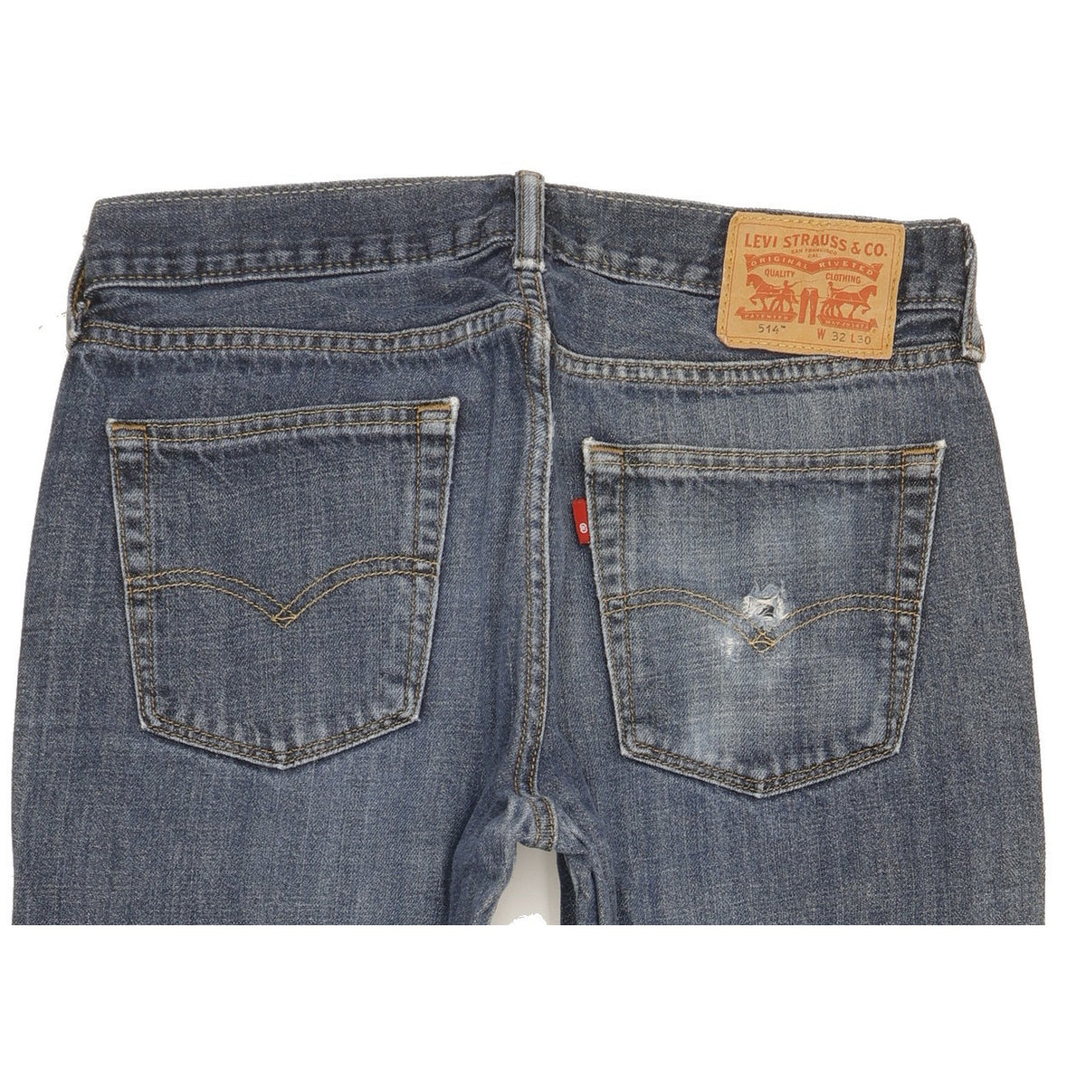 Levi's 514 Men Blue Straight Slim Jeans W32 L29