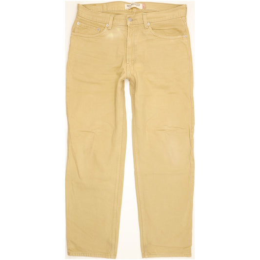 Levi's 550 Men Beige Straight Relaxed Jeans W34 L30