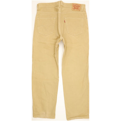 Levi's 550 Men Beige Straight Relaxed Jeans W34 L30