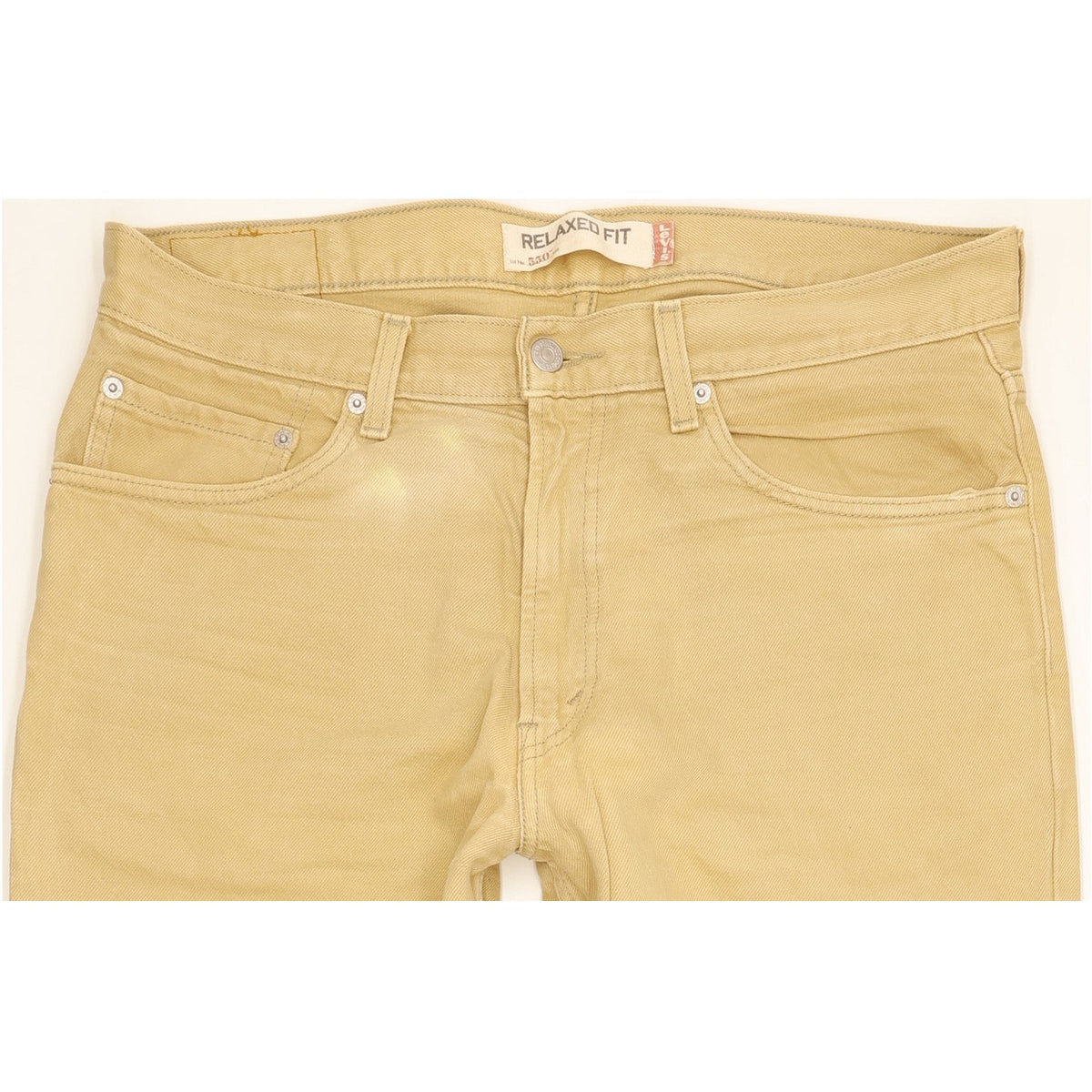 Levi's 550 Men Beige Straight Relaxed Jeans W34 L30
