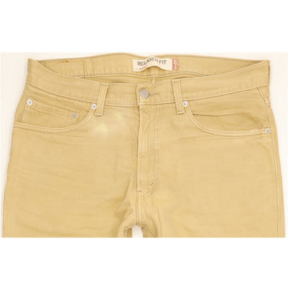 Levi's 550 Men Beige Straight Relaxed Jeans W34 L30