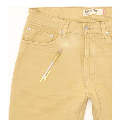 Levi's 550 Men Beige Straight Relaxed Jeans W34 L30