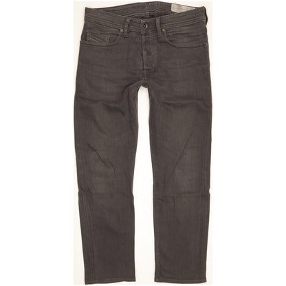 Diesel Buster Men Grey Tapered Slim Stretch Jeans W30 L26