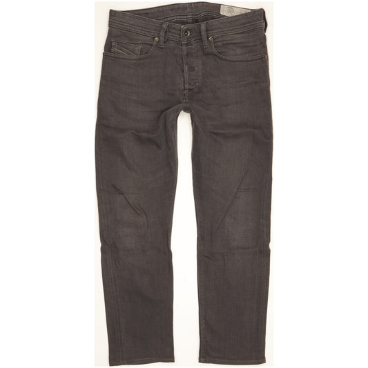 Diesel Buster Men Grey Tapered Slim Stretch Jeans W30 L26