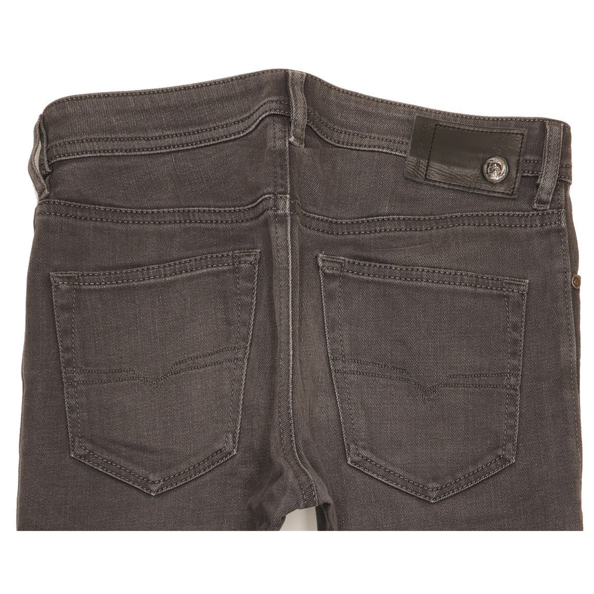 Diesel Buster Men Grey Tapered Slim Stretch Jeans W30 L26