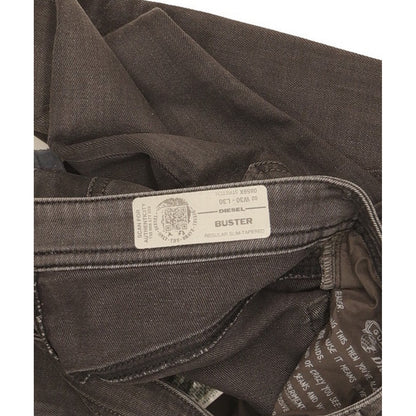 Diesel Buster Men Grey Tapered Slim Stretch Jeans W30 L26