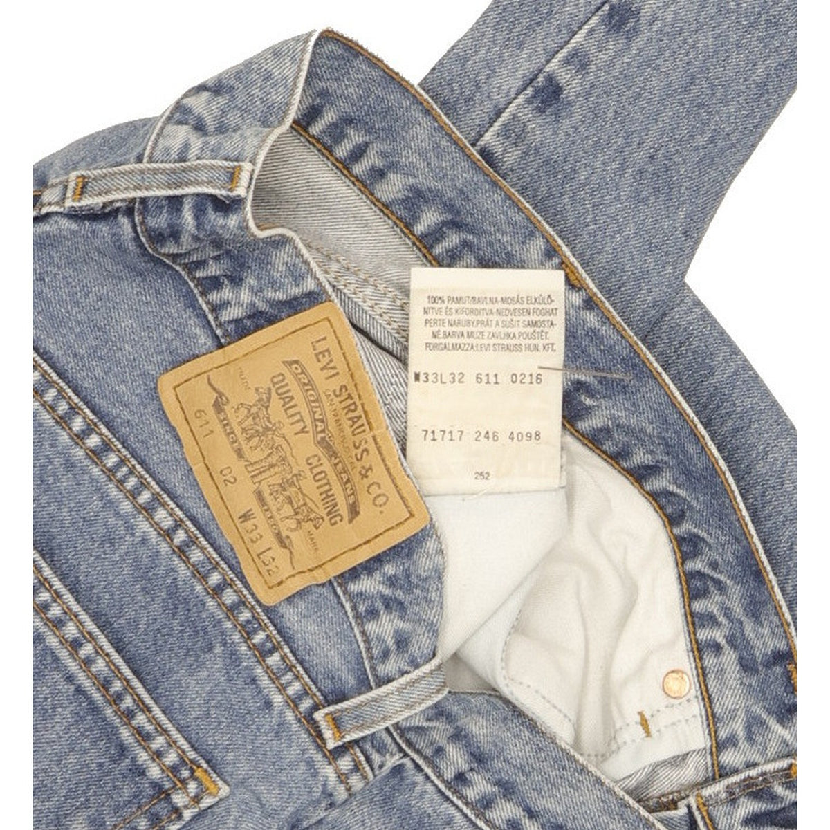 Levi's 611 Men Blue Straight Regular Jeans W32 L32