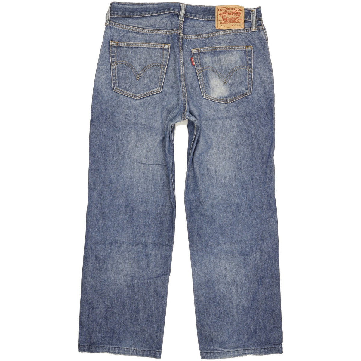 Levi's 511 Men Blue Straight Slim Jeans W35 L28