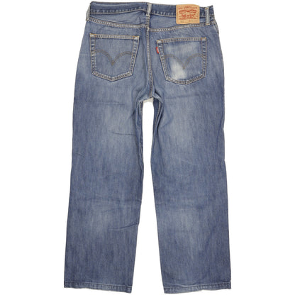 Levi's 511 Men Blue Straight Slim Jeans W35 L28
