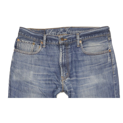 Levi's 511 Men Blue Straight Slim Jeans W35 L28